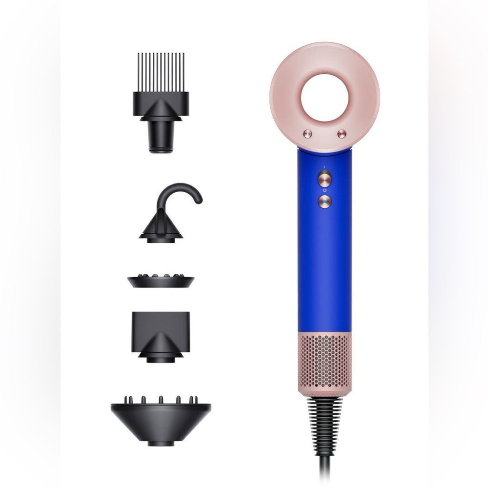Dyson Supersonic Hair Dryer Special Edition Vinca Blue/Rose with Case - Sealed